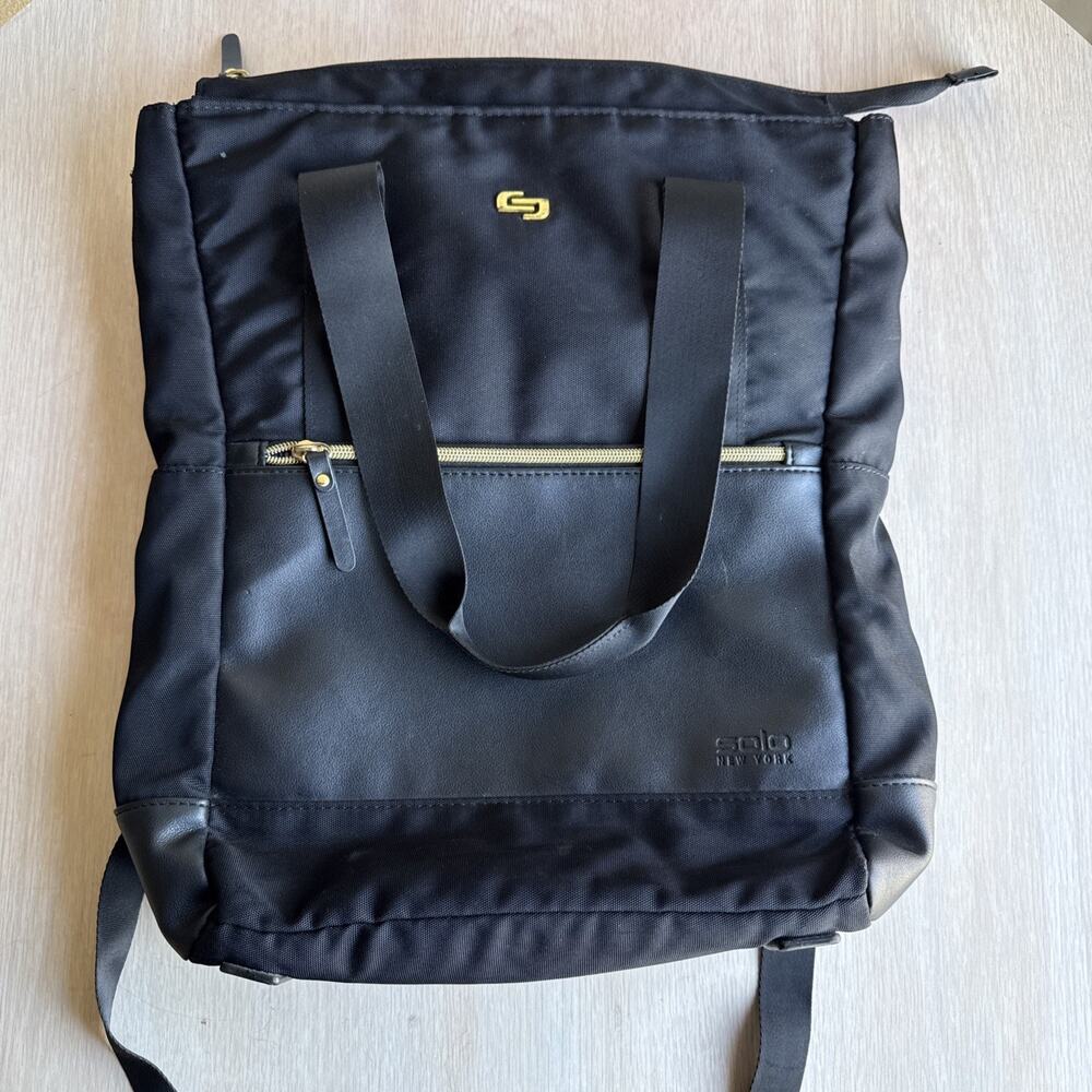 Solo New York Parker Hybrid Backpack Tote Black